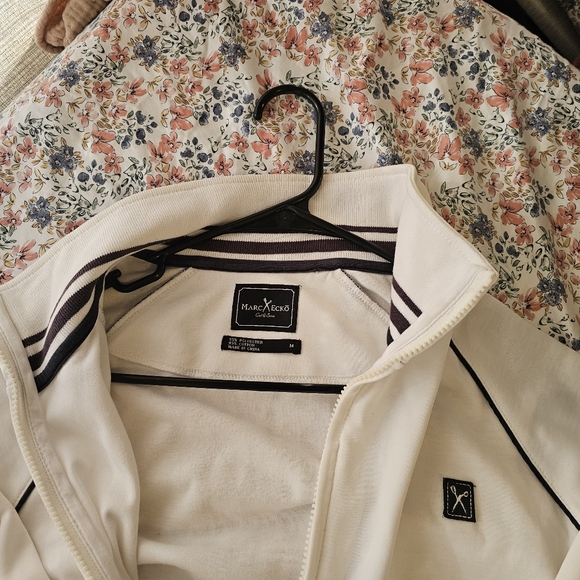 Marc Ecko Cut & Sew White Vintage Jacket SZ Med - Picture 5 of 6